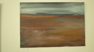 "Landstille" von Hanne Pluns, gemalt im Jahr 2011 (Foto: Birgit Brauer)